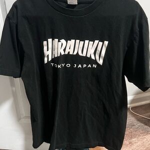 Black Harajuku Tokyo Japan T-Shirt